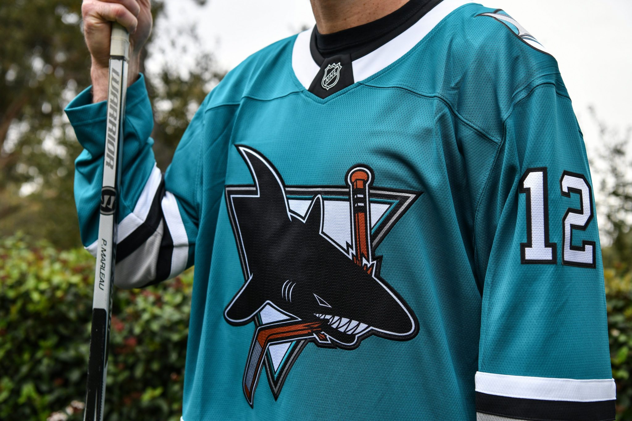 Youth Teal San Jose Sharks 30th Anniversary Premier Jersey (Size L/XL)
