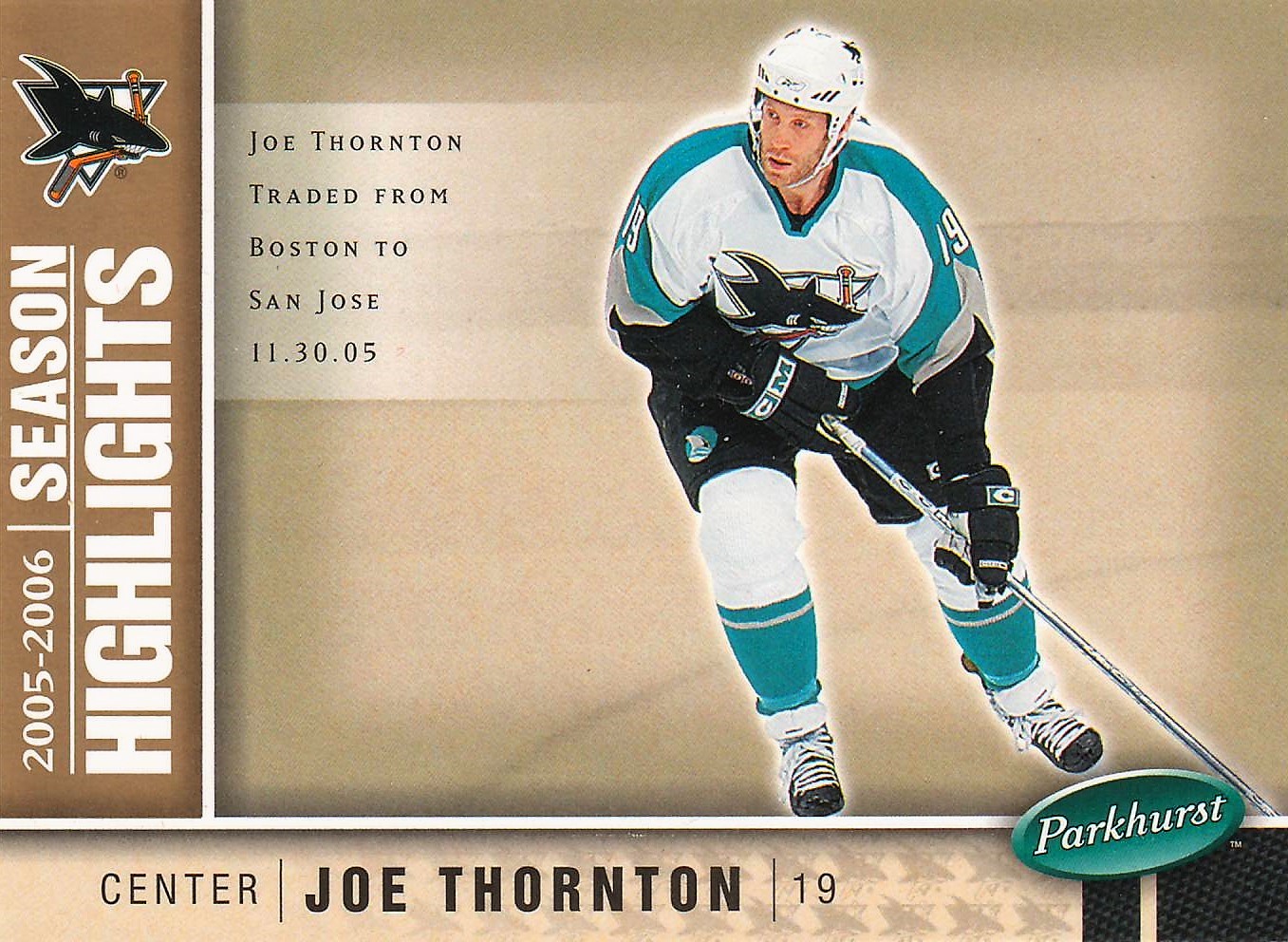 REPORT: Thornton's Back in San Jose